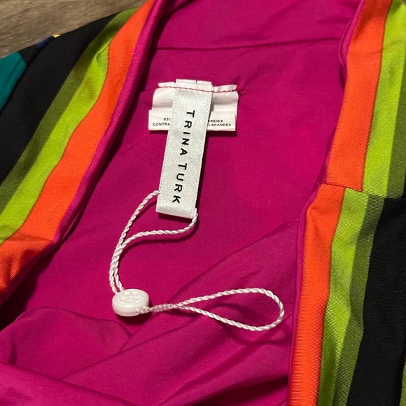 Trina Turk Rainforest Reversible Hi-Waist Bottom in Multi - Picture 6 of 9